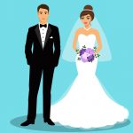 Chiste – Novia vestida de blanco