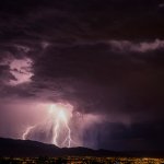 Las tormentas están avanzando hacia el centro del país