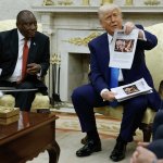 Trump tiende una trampa mediática a Ramaphosa